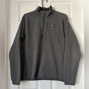 Patagonia Better Sweater Fleece Pullover Gray Mens Small